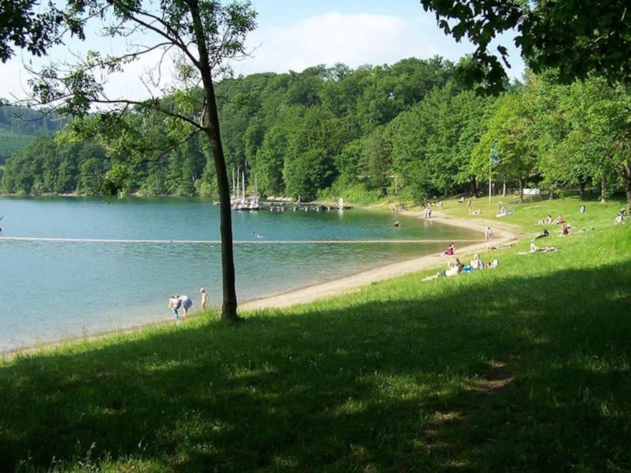 Ferienhaus Lena Im Sauerland Direkt Am Hennesee Meschede Luaran gambar