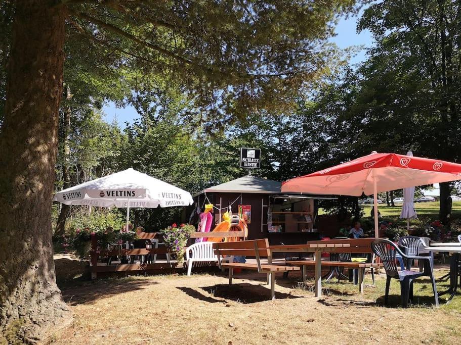 Ferienhaus Lena Im Sauerland Direkt Am Hennesee Meschede Luaran gambar